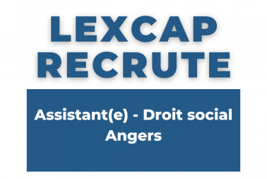 Image de l'article Le Cabinet LEXCAP recrute à Angers !